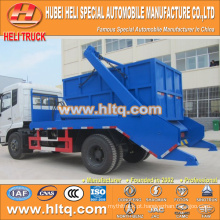DONGFENG 4x2 10cbm braço rolo recipiente recheio caminhão elevador hidráulico caminhão de lixo 190hp melhor preço produção profissional